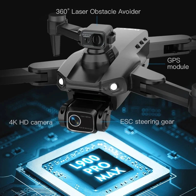 L900 Pro MAX GPS Drone 4K Prof - Rc Helicopter Case review and price