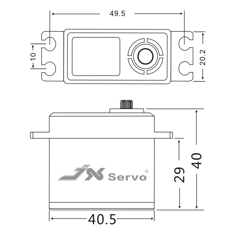 JX BLS6034HV 60g 33kg Brushles - Rc Helicopter Servo review and price