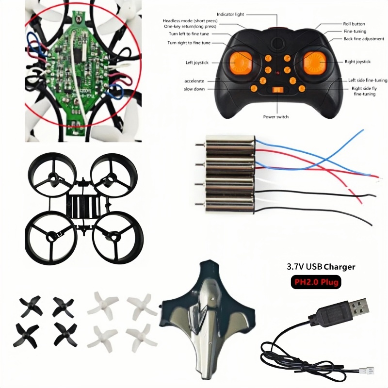 Complete DIY Drone Kit 2.4G 6A - Rc Helicopter Tool Kit review and price