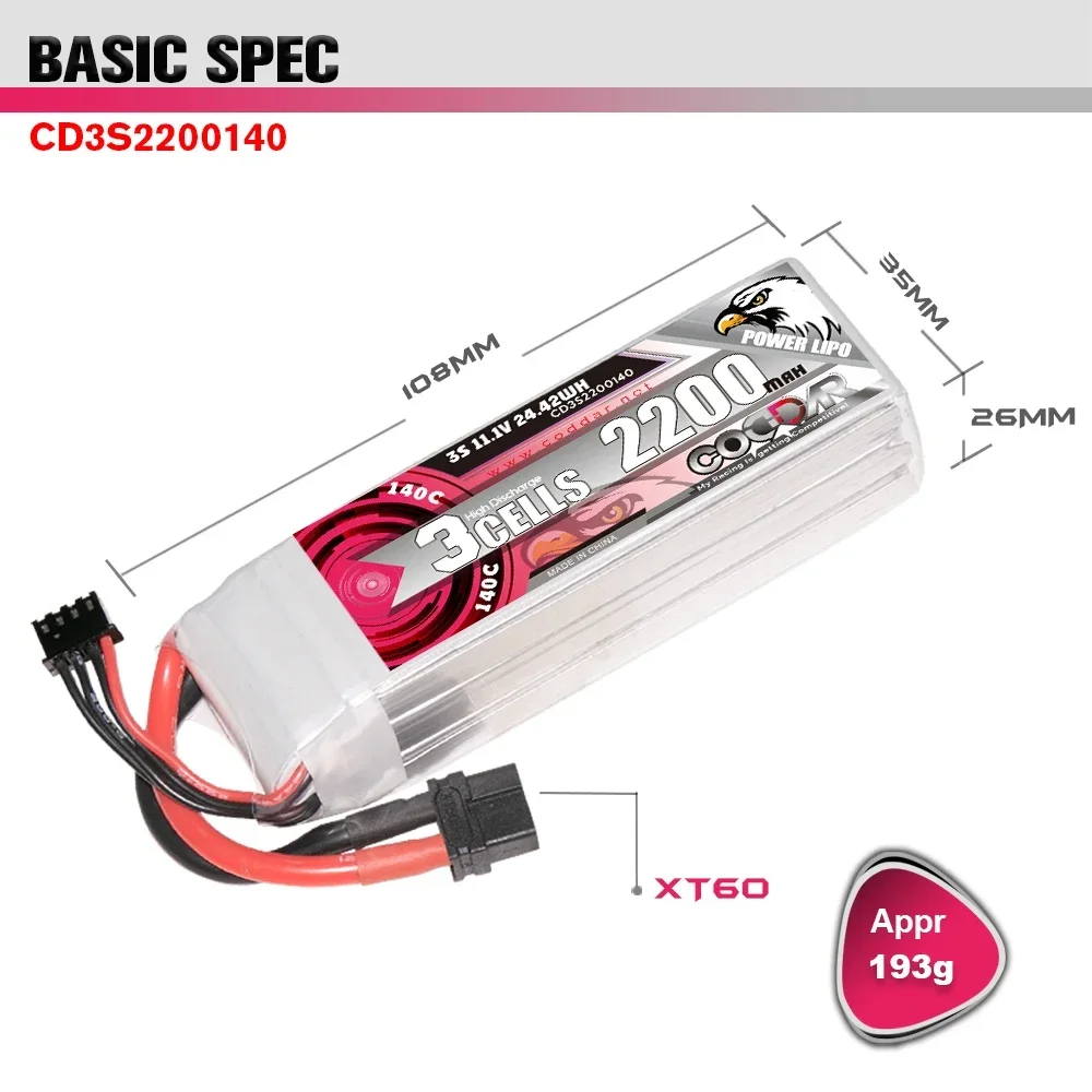 2200mAh 3S 11.1V Li-po Ba-tter - Rc Helicopter Case review and price
