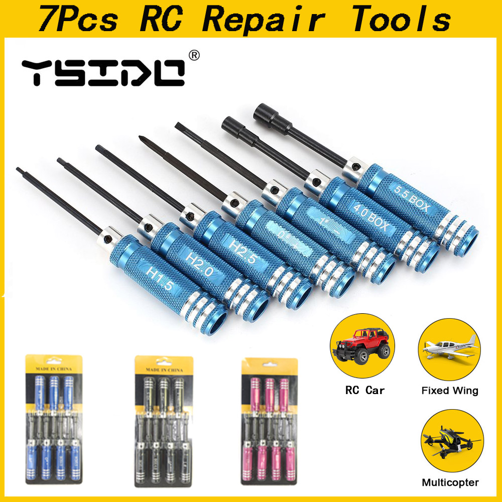 YSIDO 7Pcs 1.5 2.0 2.5mm Hex S - Rc Helicopter Tool Kit review and price