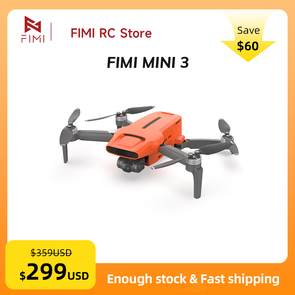 FIMI MINI 3 Camere Drone 4K 60 - Rc Helicopter Case review and price